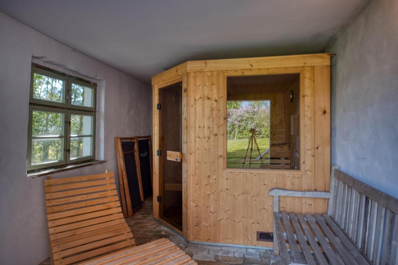 Traumhaff Denkmalgeschuetzter Amalienhof Sauna, Offener Kamin, Hund Ahlbeck  Buitenkant foto